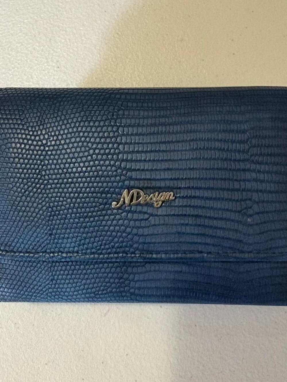Women's Blue and Navy Wallet-purses